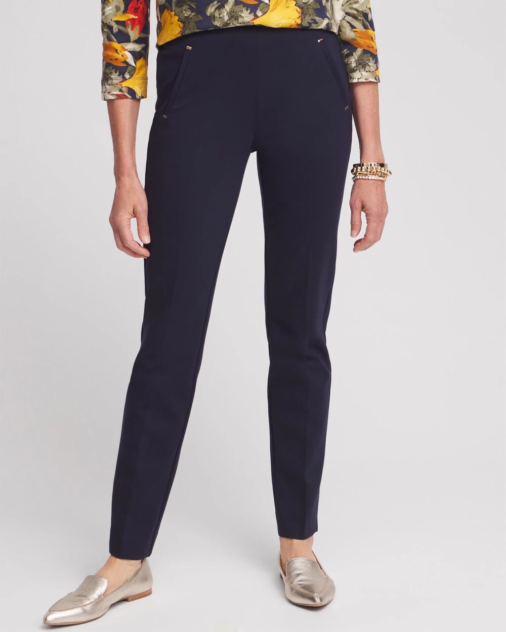 Juliet Slim Trim Detail Ankle Pants | Chico's